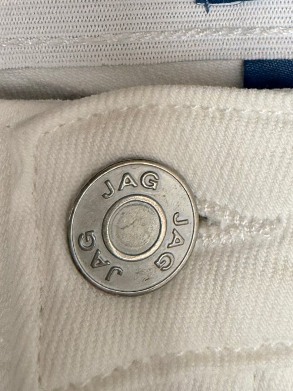 JAG | Women's | Carter Girlfriend Midrise Jeans | White | Size 14 - Picture 7 of 10